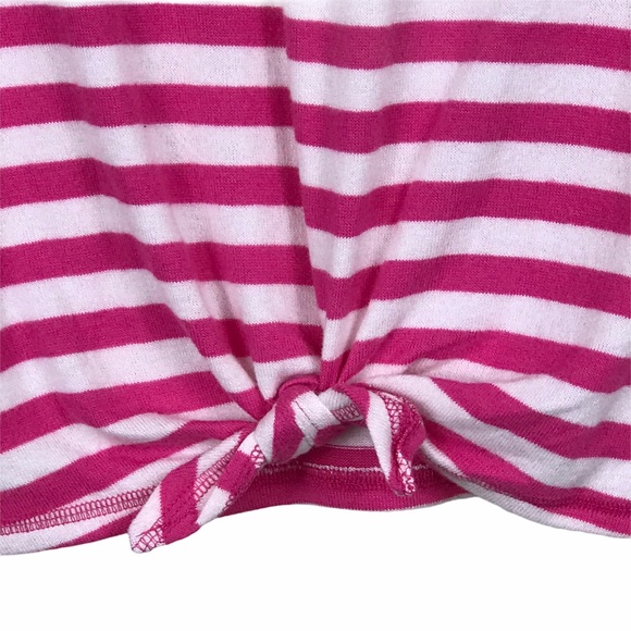 Old Navy Pink Stripe Crew Sweater Top - Picture 7 of 12